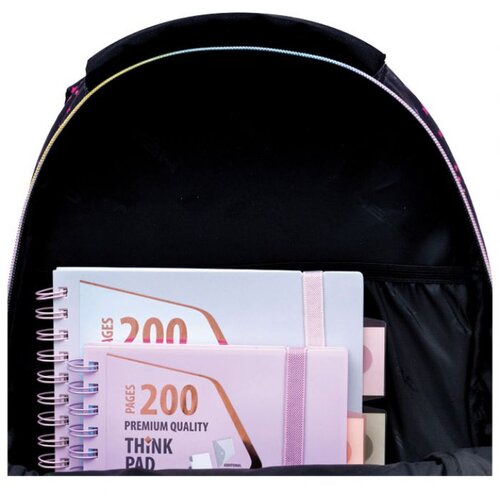  RUKSAK &amp;Scaron;KOLSKI-NOTEBOOK ANATOMSKI RAINBOW KITTY HEAD 502025033 Slike