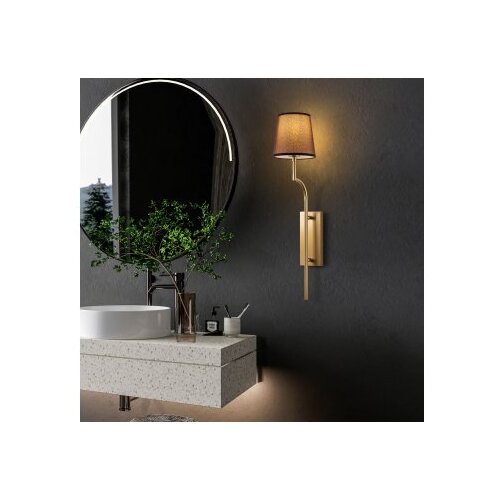 Opviq vall lamp zidna zlatno - braon lampa lumora 15332 Slike