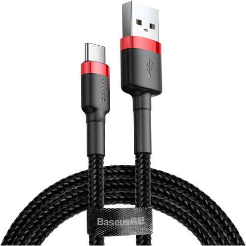 Baseus Cafule USB - A na USB - C kabel QC 3.0, 3A - 1 m &amp;ndash; crna / Crvena KP35201 Slike