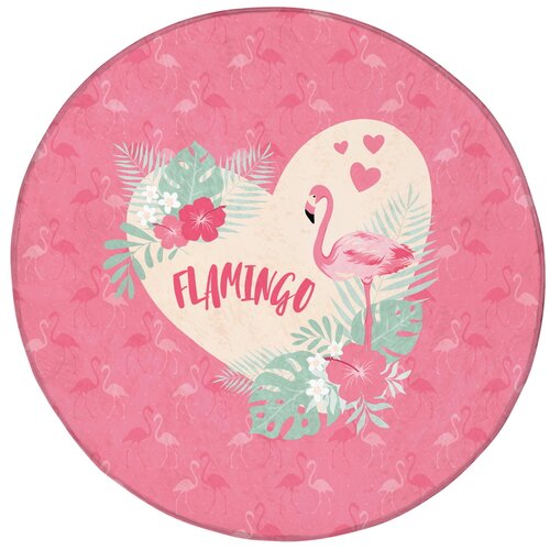 IQ GLOBAL doo 3D prostirka-tepih "Flamingosi" (prečnik 100 cm) Cene