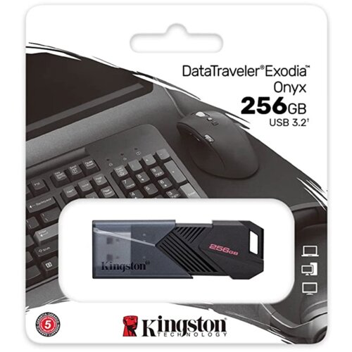 Kingston FD Exodia Onyx, 256GB, USB 3.2 Slike