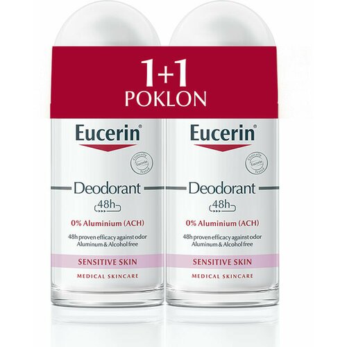 Eucerin dezodorans pH5 roll on 50ml 1+1 gratis Slike