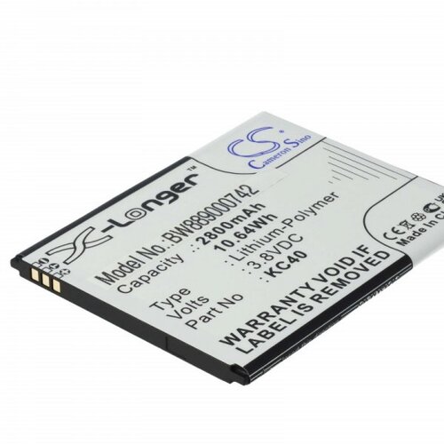 VHBW Baterija za Lenovo K10 (2019), 2800 mAh Slike