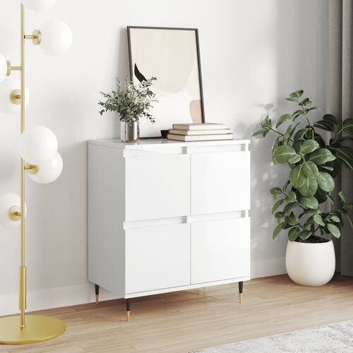 vidaXL Komoda sjajna bijela 60 x 35 x 70 cm od konstruiranog drva Cijene