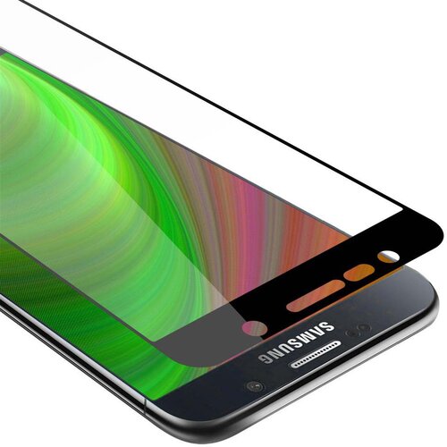 Cadorabo Oklepni film Full Screar, združljiv s Samsungom - zaščitnim filmom v prozornem s črno -kaljenim zaščitnim steklom v 9H trdoti s 3D dotikom, (20564834) Cene