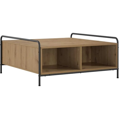  Stolić za kavu Hrast artisan 90 x 90 x 41 cm Konstruirano drvo - Hrast artisan 90 x 90 x 41 cm Slike