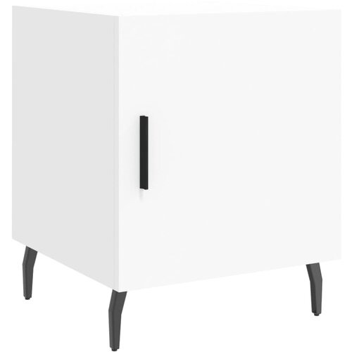  Noćni ormarići 2 kom bijeli 40 x 40 x 50 cm konstruirano drvo Slike