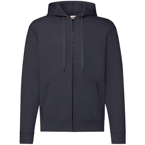 Fruit Of The Loom Navy Zippered Hoodie Classic Cene