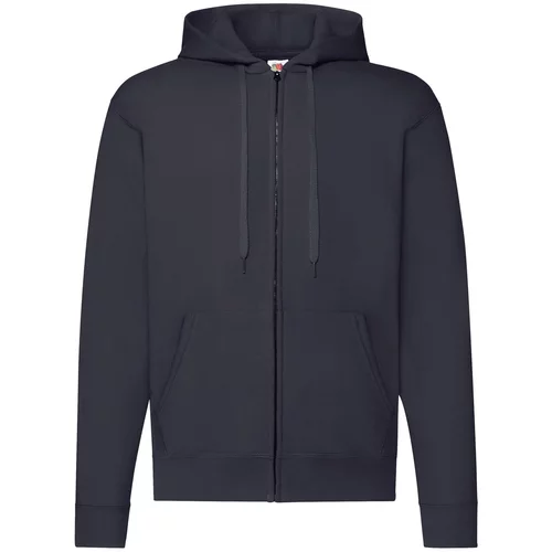 Fruit Of The Loom Navy Zippered Hoodie Classic