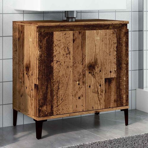 Ormarić za umivaonik boja drva 58x33x60 cm konstruirano drvo Cene