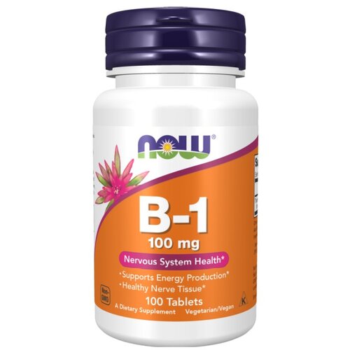 Now Foods Vitamin B1 100 mg, 100 tableta Cene