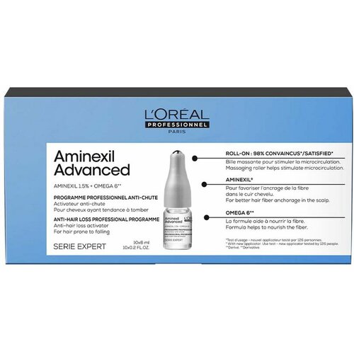 Loreal Ampule za kosu Aminexil Advanced 10x6 ml Cene