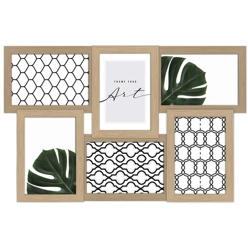 knor Stenski okvir v naravni barvi 44x27 cm Beech – Cene