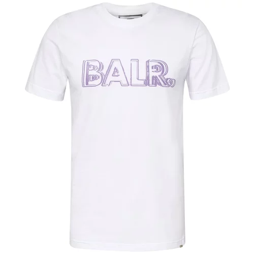 BALR. Majica 'Olaf' ljubičasta / bijela