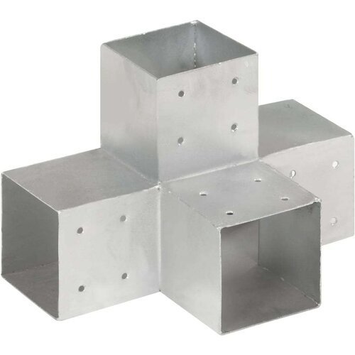VidaXL spojnik za stupove u x-obliku od pocinčanog metala 101 x 101 mm Slike