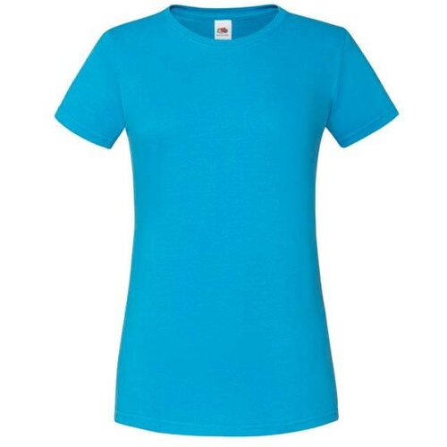 Fruit Of The Loom Blue Iconic women's t-shirt in combed cotton Cijene