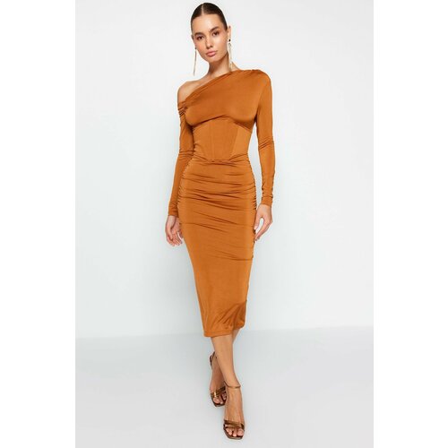Trendyol Dress - Brown - Shift Cene