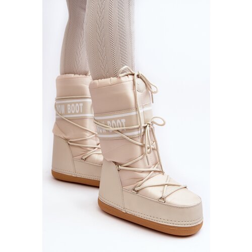 Kesi Women&amp;#039;s Beige Snow High Boots Venila Slike