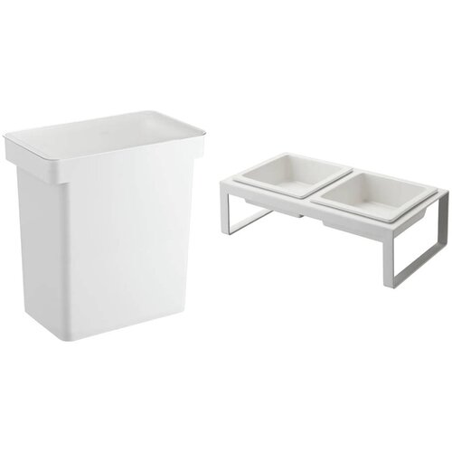 YAMAZAKI Set posuda i kutija za granule za kućne ljubimce Tower &amp;ndash; Slike