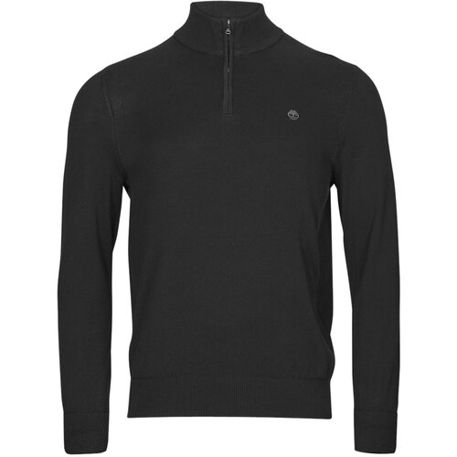 Timberland Cotton YD 1/4 Zip Sweater Crna Cijene