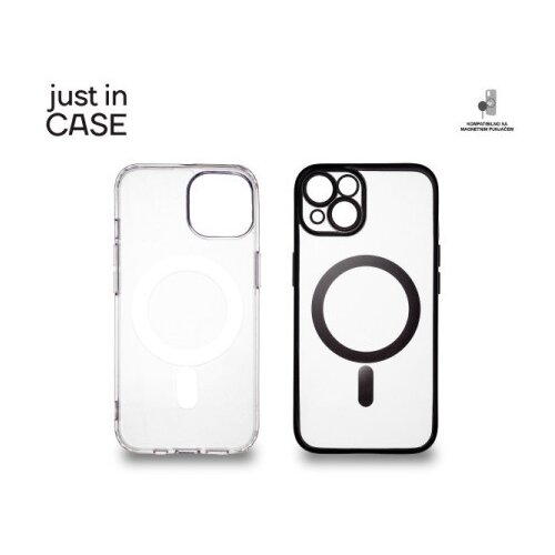 Just in case 2u1 extra case mag mix paket crni za iPhone 14 ( MAG108BK ) Cene