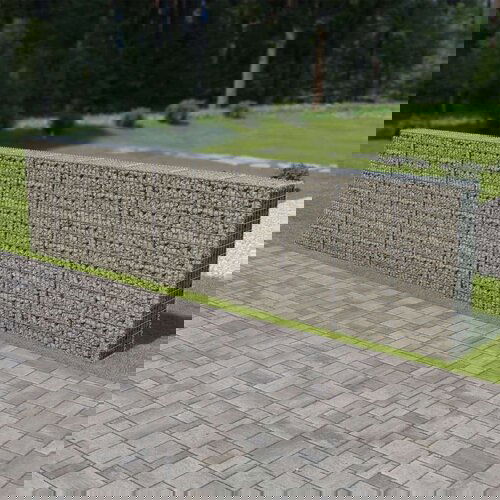  Gabionski zid s poklopcima od pocinčanog čelika 600 x 30 x 150 cm Cijene