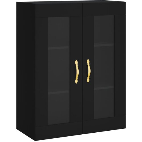 Maison Chic Stenska omarica - Zidna omarica črna 69,5x34x90 cm iu481, (22062745) Slike
