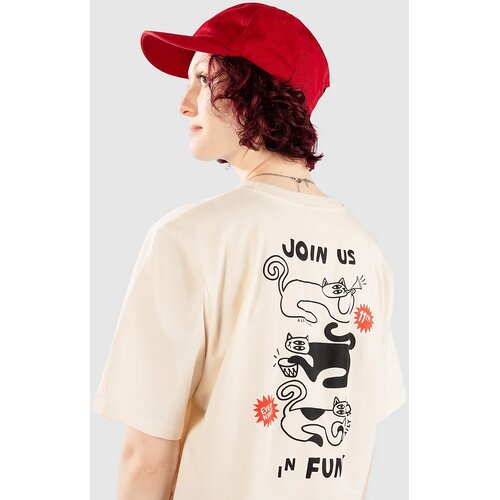 Iriedaily Cat Funk T-shirt undyed Cene