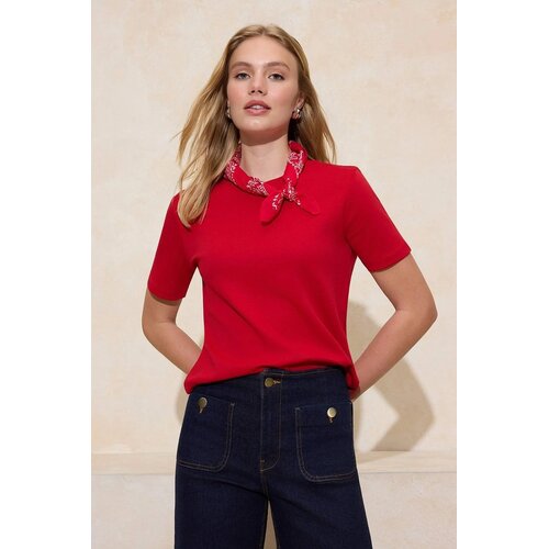 TRENDYOLMILLA Ženska majica TWOSS25TS00002, Crvena Cene