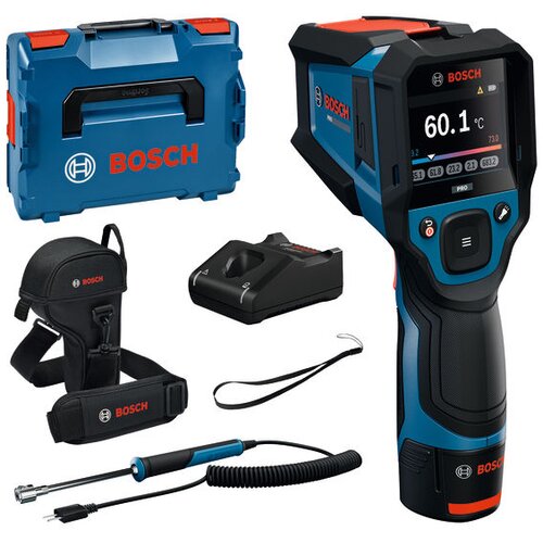 Bosch Termo detektor GIS12V-800-16, 1x GBA 12V 2Ah, GAL 12V-40, Torbica, Sonda, L-BOXX 0601083B01 Slike