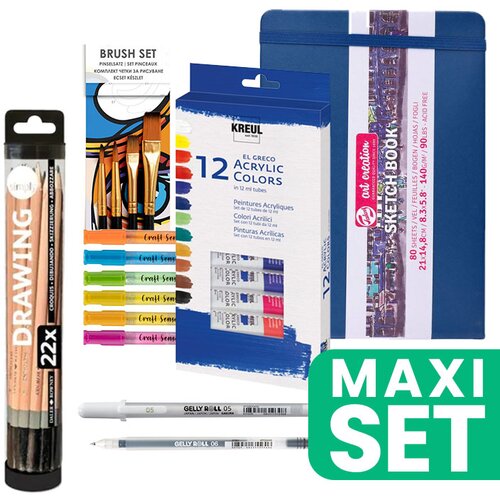 Artmie Set za slikanje Daily Art Journal 21 x 14,8 cm - Akril Cijene