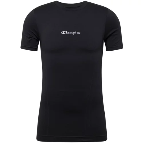 Champion Authentic Athletic Apparel Tehnička sportska majica crna / prljavo bijela