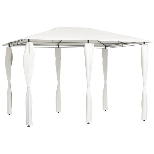 vidaXL Paviljon s pokritimi stebri 3x4x2,6 m krem 160 g/m² Cene