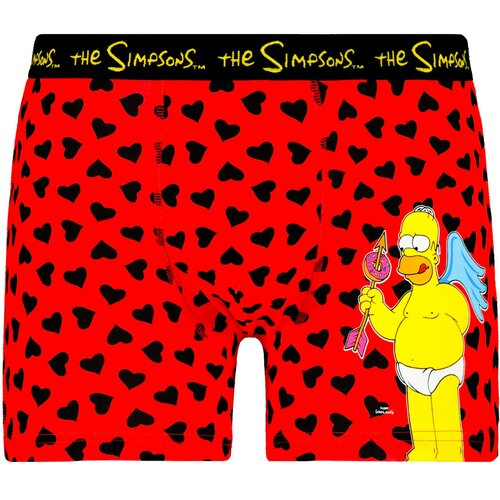 Character muške bokserices Simpsons Love 1P crvene Slike