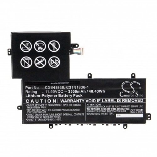 VHBW Baterija za Asus ChromeBook C204MA, 3500 mAh Slike