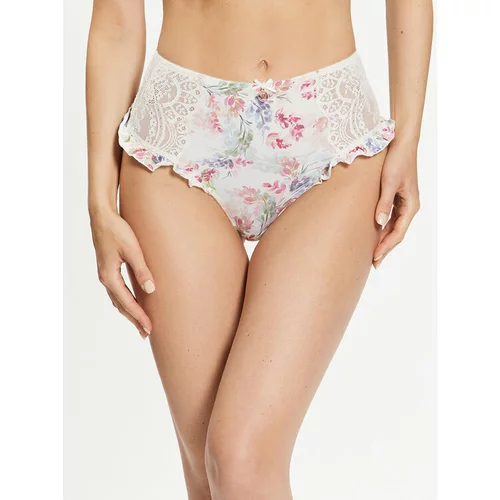 Emporio Armani Underwear Brazilske spodnje hlačke z visokim pasom 164653 3R212 99110 Écru