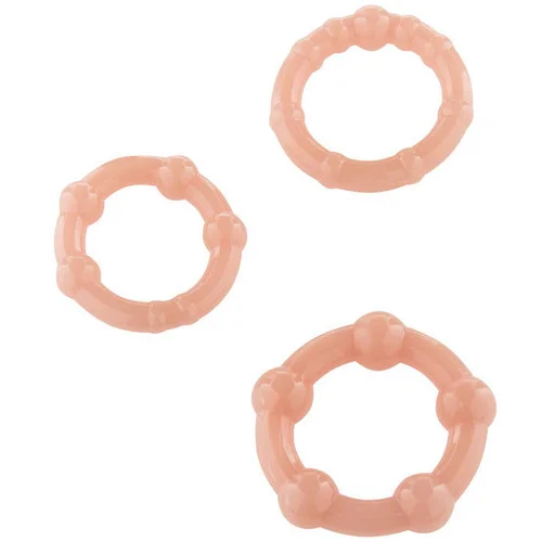 Seven Creations SEVENCREATIONS SET OF THREE PENIS SKIN RINGS