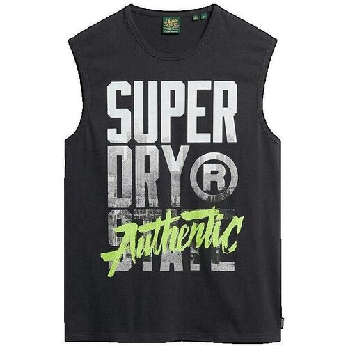 Superdry Majice brez rokavov D&eacute;bardeur Photographic Logo Črna Cene