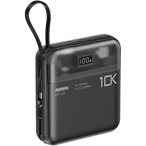 Remax RPP-602 - 20W+QC 22.5W Power Bank with 2 Fast Charging Cables 10000mAh Cene