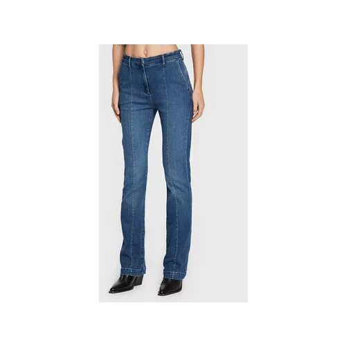 Comma Jeans hlače 2120177 Mornarsko modra Slim Fit