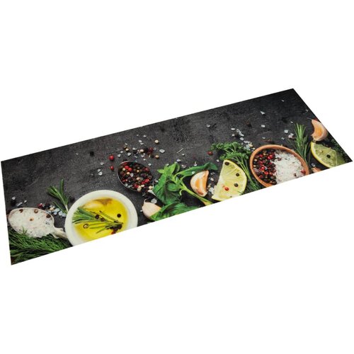 vidaXL Kuhinjska preproga pralna začimbe 60x180 cm žamet Cene