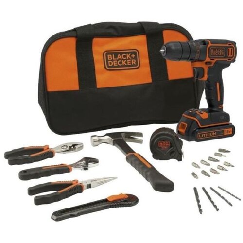Black & Decker BLACK&DECKER BDCDC18HTSA-QW Acu Šrafilica SET Cene