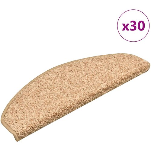 vidaXL Prostirke za stepenice 30 kom zlatne 65x21x4 cm Cene