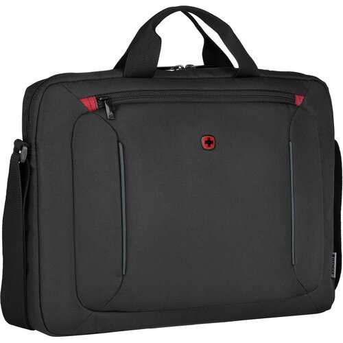 Wenger BQ 16 Laptop Slimcase Toploader Laptop Bag black Slike