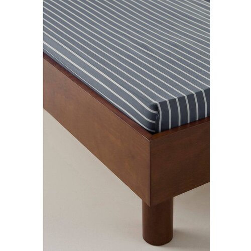 Jotex Bela/modra napenjalna rjuha iz organskega bombaža 160x200 cm Sima &amp;ndash; Slike