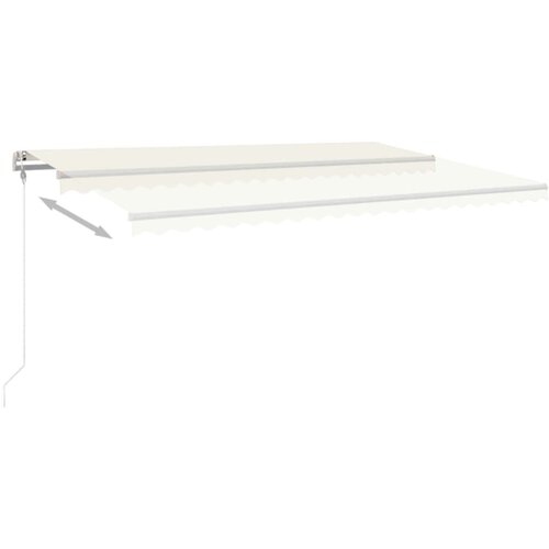 Tenda na automatsko uvlačenje 500x300 cm krem Slike
