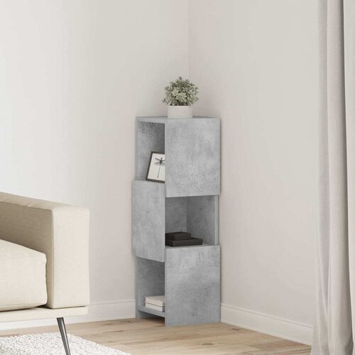  Kutni ormarić Betonski sivi 25,5x25x80cm Konstruirano drvo Cijene