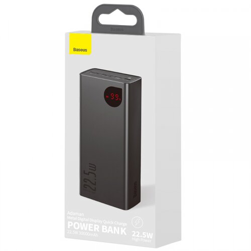 Baseus prenosna baterija PPIMDA-C0A powerbank 30000 mAh 22,5W črn Slike