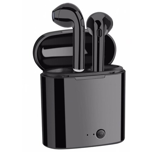  Airpods i7s TWS bluetooth slu&amp;scaron;alice crne Slike