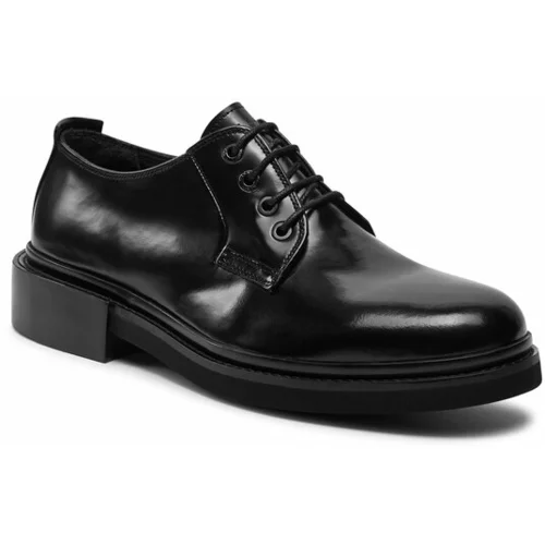Calvin Klein Nizki čevlji Postman Derby HM0HM01376 Črna